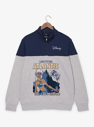 Disney Atlantis: The Lost Empire Quarter Zip Crewneck - BoxLunch Exclusive