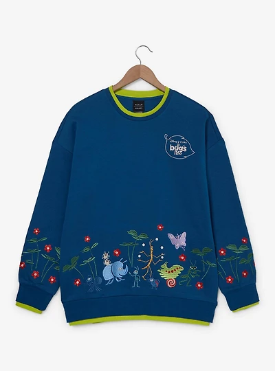 Disney Pixar A Bug's Life Characters Embroidered Crewneck - BoxLunch Exclusive