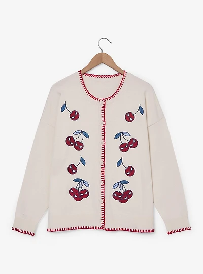 Marvel Spider-Man Mask Cherries Women's Plus Cardigan - BoxLunch Exclusive