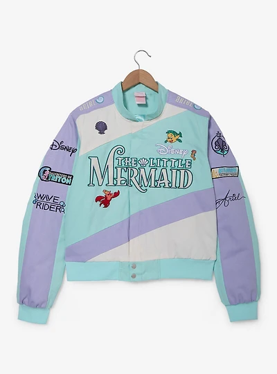 Disney The Little Mermaid Women's Cropped Racing Jacket - BoxLunch Exclusive