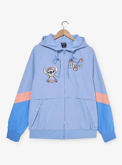 Disney Lilo & Stitch Basketball Color Block Windbreaker - BoxLunch Exclusive