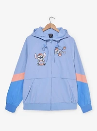 Disney Lilo & Stitch Basketball Color Block Windbreaker - BoxLunch Exclusive