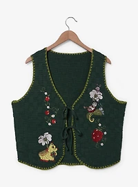 Disney Pixar A Bug's Life Floral Women's Plus Knit Vest - BoxLunch Exclusive