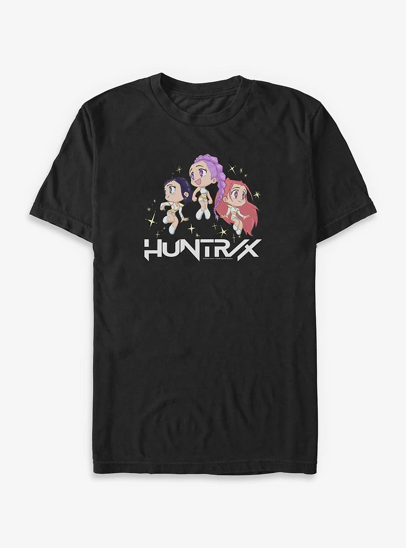 KPop Demon Hunters Chibi Group Huntrix Big & Tall T-Shirt