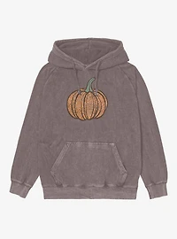 Fancy Pumpkin Mineral Wash Hoodie