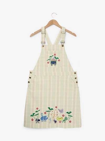 Disney Pixar A Bug's Life Plaid Overall Dress - BoxLunch Exclusive