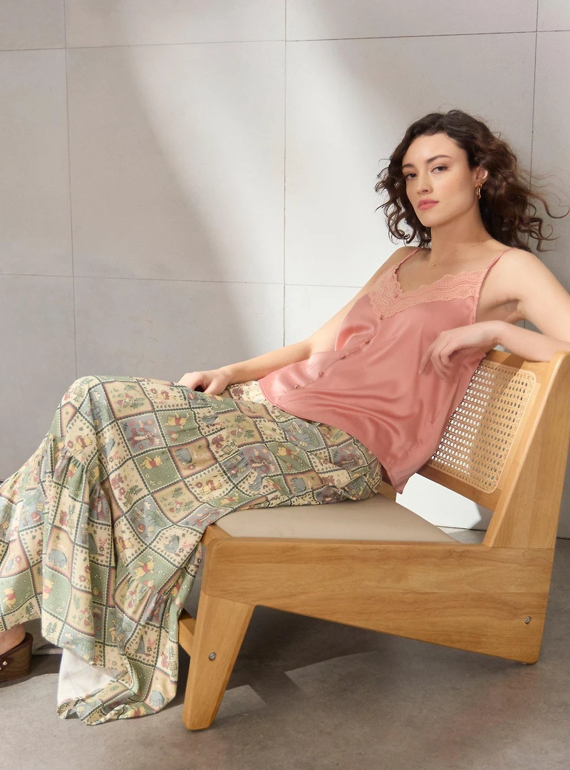 Disney Winnie the Pooh Patchwork Scenes Maxi Skirt - BoxLunch Exclusive