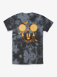 Disney Mickey Mouse Pumpkin Face Tie-Dye T-Shirt