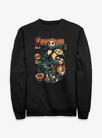 The Nightmare Before Christmas Comic Cover Style Sweatshirt