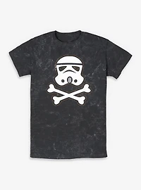 Star Wars Trooper Skull Patch Mineral Wash T-Shirt