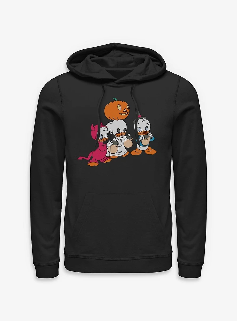 Disney Ducktales Huey Dewey Louie Trick Or Treating  Hoodie