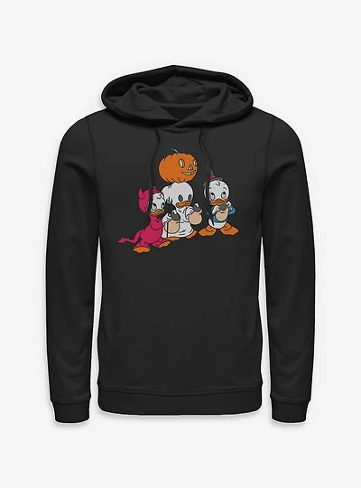 Disney Ducktales Huey Dewey Louie Trick Or Treating  Hoodie