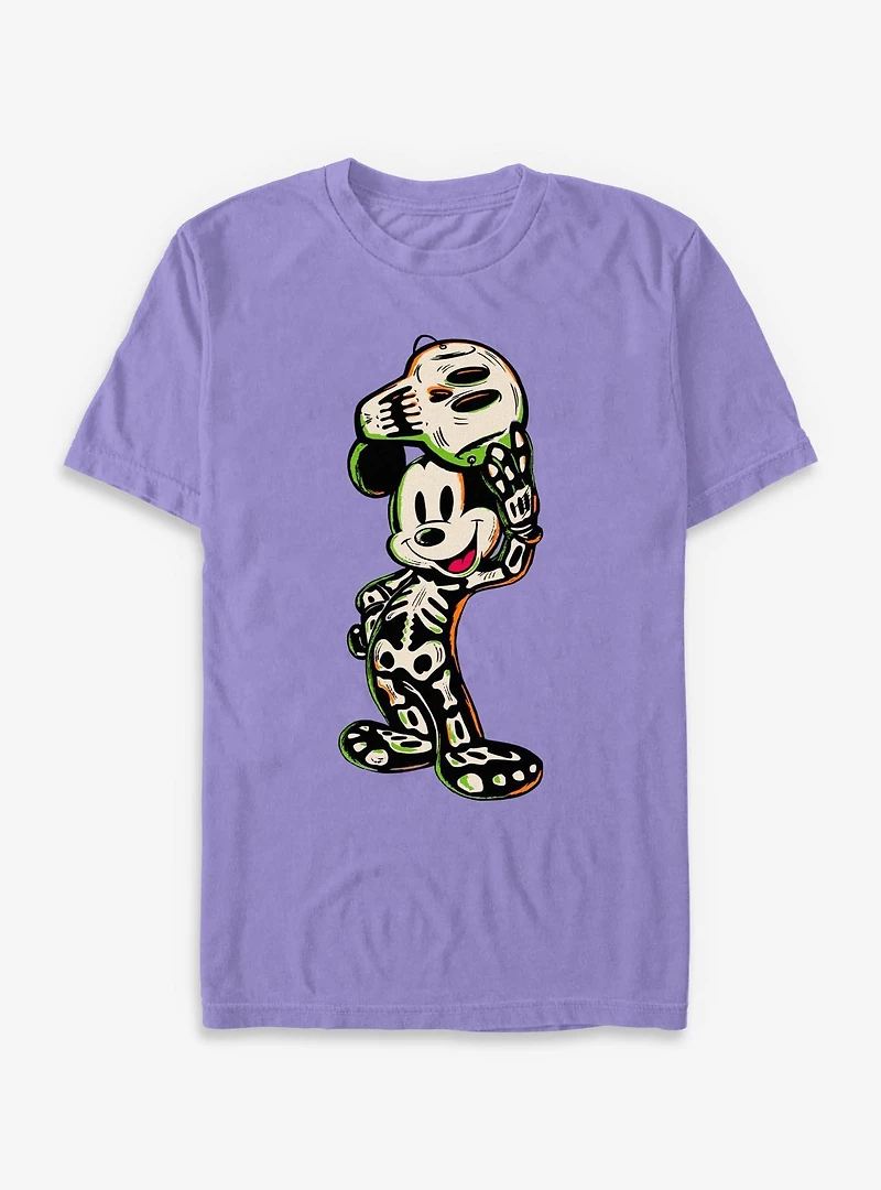 Disney Mickey Mouse Skeleton Garment Dye T-Shirt