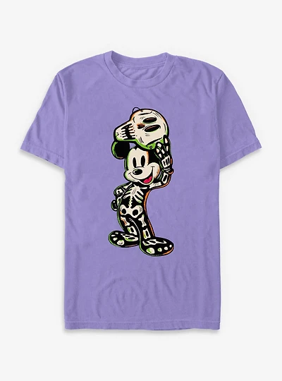 Disney Mickey Mouse Skeleton Garment Dye T-Shirt