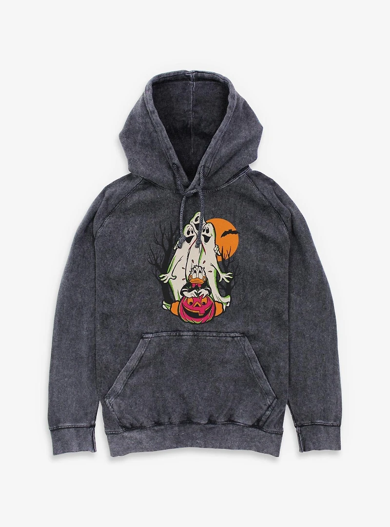 Disney Donald Duck Scared Mineral Wash Hoodie