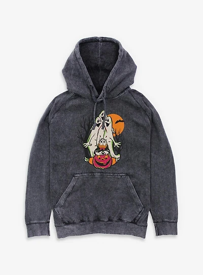 Disney Donald Duck Scared Mineral Wash Hoodie