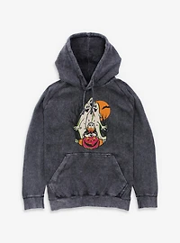 Disney Donald Duck Scared Mineral Wash Hoodie