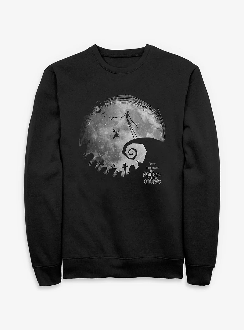 The Nightmare Before Christmas Moon Shadow Sweatshirt