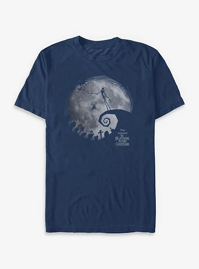 The Nightmare Before Christmas Moon Shadow Garment Dye T-Shirt