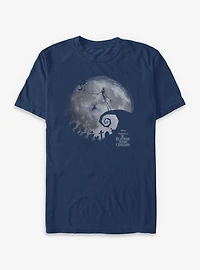 The Nightmare Before Christmas Moon Shadow Garment Dye T-Shirt