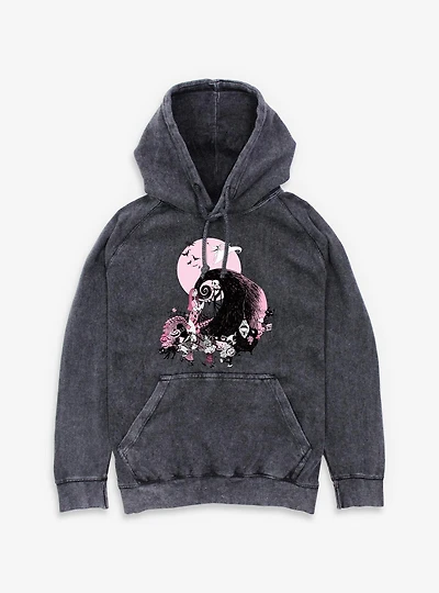 The Nightmare Before Christmas Classic Scene Group Mineral Wash Hoodie