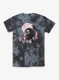 The Nightmare Before Christmas Classic Scene Group Tie-Dye T-Shirt