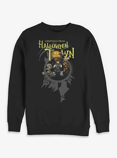 Disney Kingdom Hearts Greetings From Halloween Town Sweatshirt