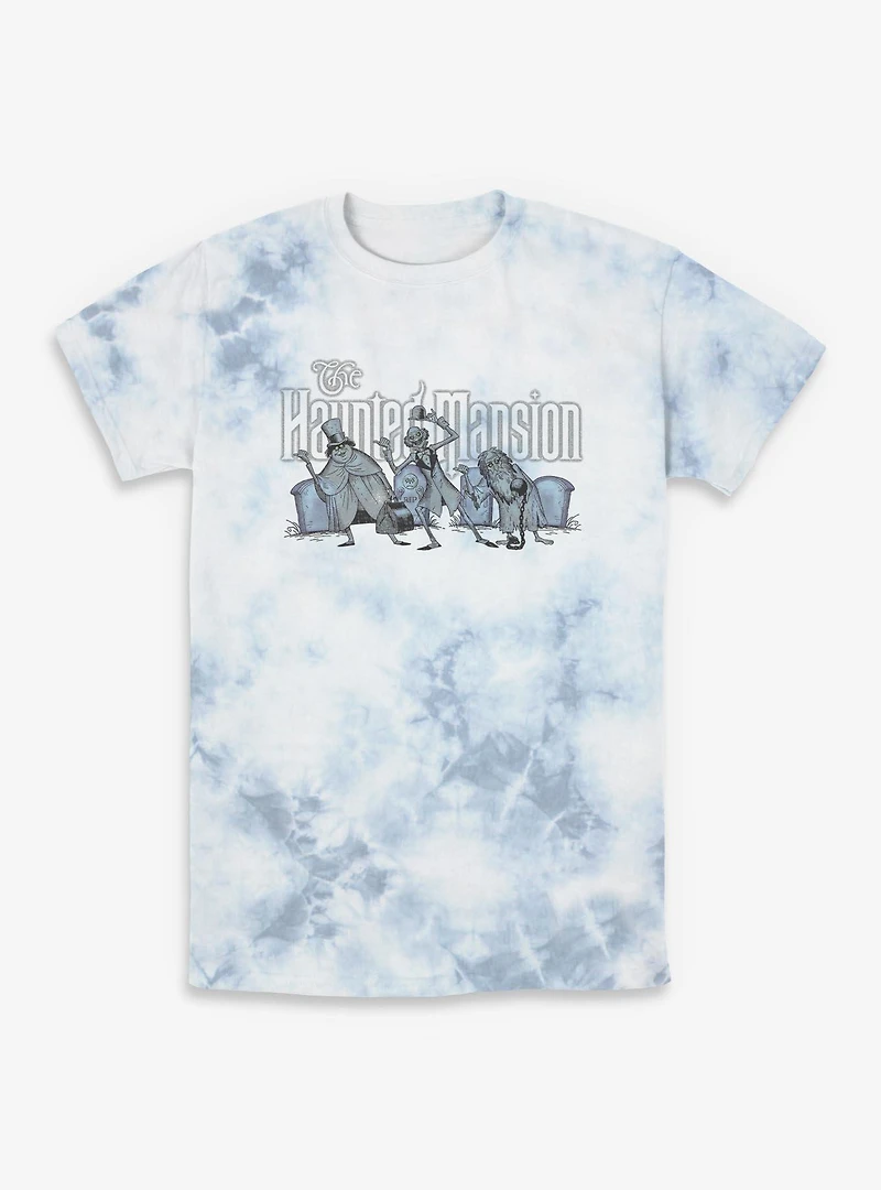 Disney Haunted Mansion Hitchhiking Ghosts Together Tie-Dye T-Shirt