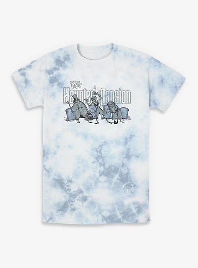 Disney Haunted Mansion Hitchhiking Ghosts Together Tie-Dye T-Shirt