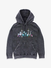 Disney Haunted Mansion Entrance Characters Mineral Wash Hoodie