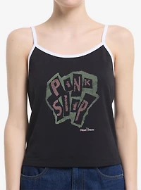 Disney Freaky Friday Pink Slip Logo Womens Cami