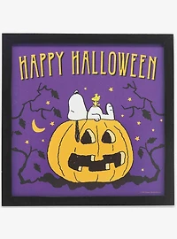 Peanuts Snoopy & Great Pumpkin Framed Wood Wall Decor