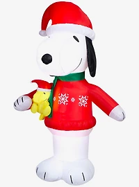 Peanuts Snoopy in Snowflake Sweater Airblown Inflatable