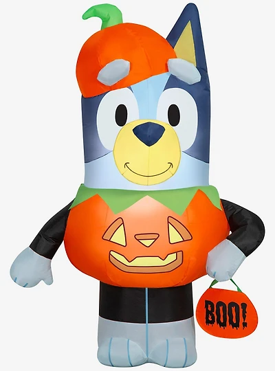 Bluey in Jack O' Lantern Costume Airblown Inflatable