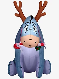 Disney Winnie The Pooh Eeyore with Candy Cane Airblown Inflatable