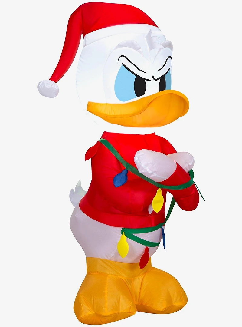 Disney Donald Duck in Sweater with Lights Airblown Inflatable