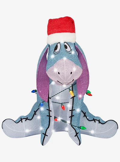 Disney Winnie The Pooh Eeyore Disney Lighted Tinsel Sculpture