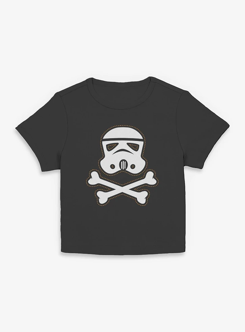 Star Wars Trooper Skull Patch Women Baby T-Shirt