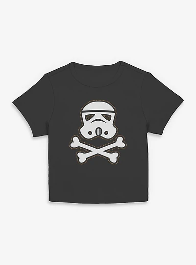 Star Wars Trooper Skull Patch Women Baby T-Shirt
