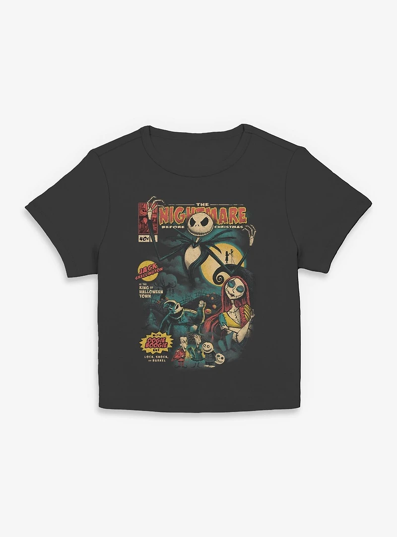 The Nightmare Before Christmas Comic Cover Style Women Baby T-Shirt