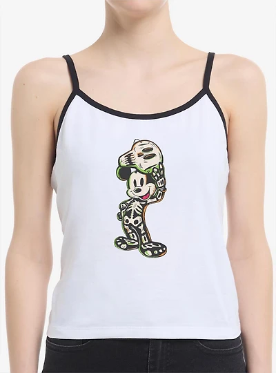 Disney Mickey Mouse Skeleton Womens Cami