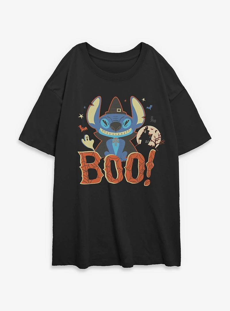 Disney Lilo & Stitch Boo Womens Oversized T-Shirt