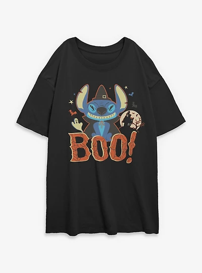 Disney Lilo & Stitch Boo Womens Oversized T-Shirt