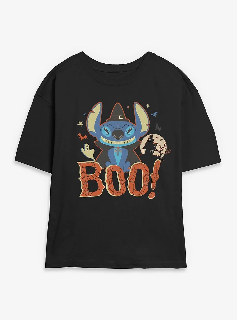 Disney Lilo & Stitch Boo Womens Skimmer T-Shirt