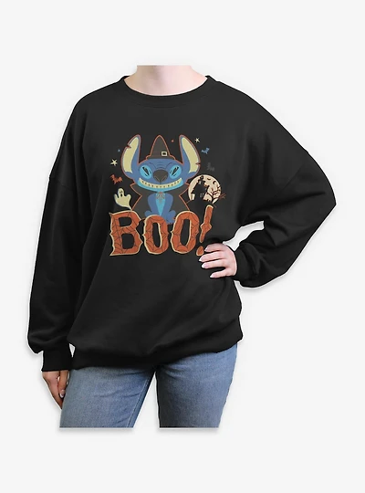 Disney Lilo & Stitch Boo Womens Oversized Sweatshirt