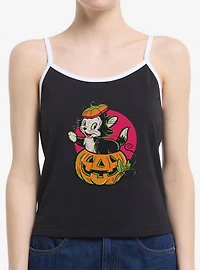 Disney Pinocchio Figaro Inside A Pumpkin Womens Cami