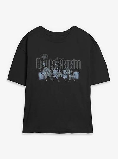 Disney Haunted Mansion Hitchhiking Ghosts Together Womens Skimmer T-Shirt