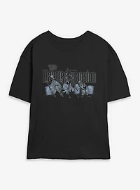 Disney Haunted Mansion Hitchhiking Ghosts Together Womens Skimmer T-Shirt