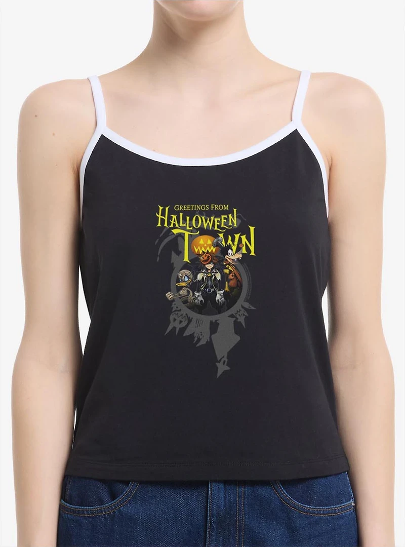 Disney Kingdom Hearts Greetings From Halloween Town Womens Cami