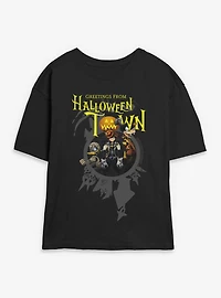 Disney Kingdom Hearts Greetings From Halloween Town Womens Skimmer T-Shirt